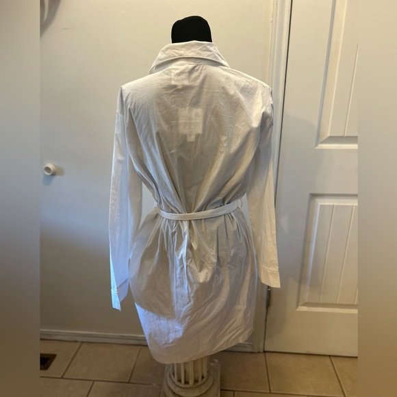 Bella iI Fiore Women Cotton Wrap Robe S/m White #1 NWT - Picture 6 of 6